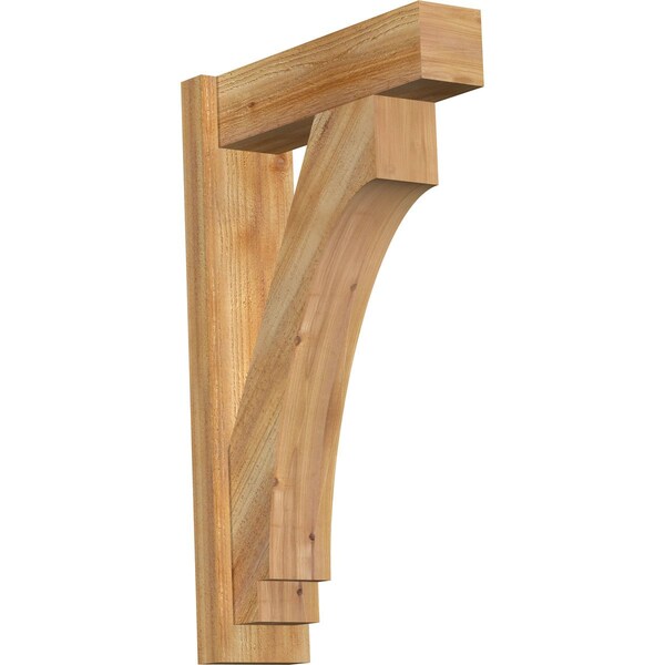 Ekena Millwork Imperial Block Rough Sawn Outlooker, Western Red Cedar, 6"W x 20"D x 32"H OUT06X20X32IMP05RWR - main